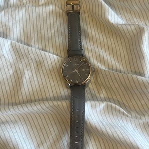 Nixon men’s leather watch